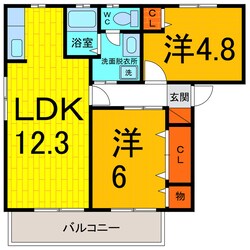 シャーメゾン　マルベリーの物件間取画像